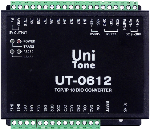 UT-0612  網路I/O控制器